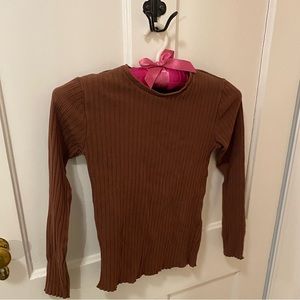 Zara girls crew neck sweater
